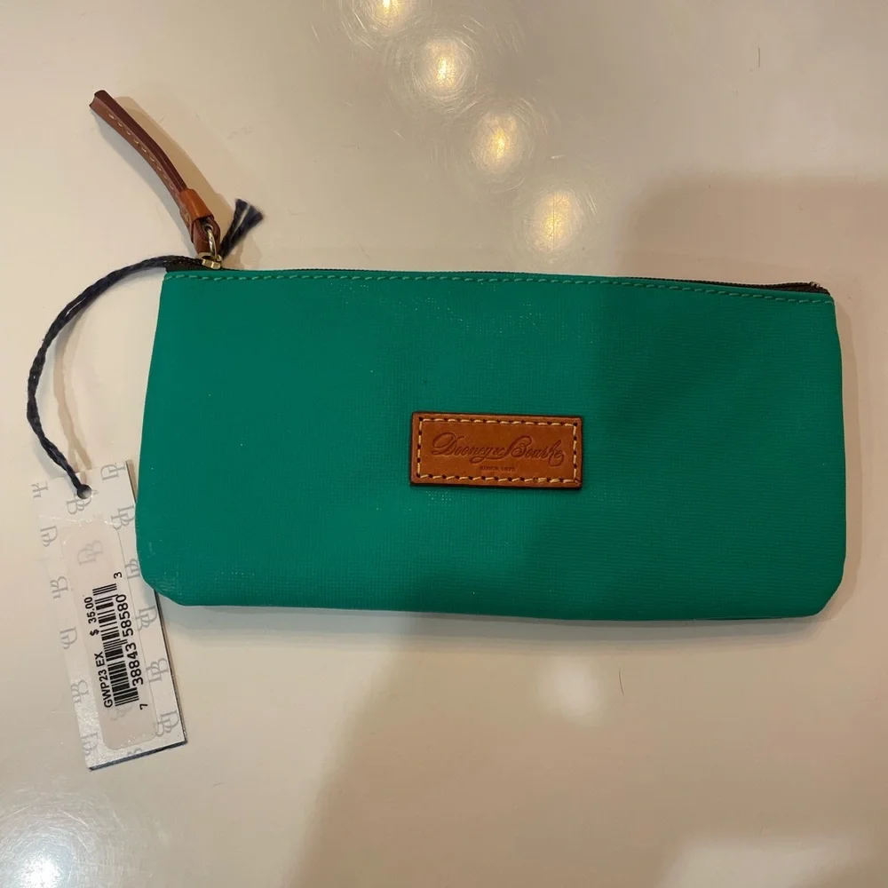 Dooney & Bourke Teal Cosmetic Pouch